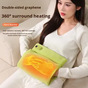 Chauffe-mains en flanelle rechargeable par USB populaire sur <span class=keywords><strong>TikTok</strong></span>, chauffe-mains en peluche pour le bureau, la maison, l'école, sac chauffant sans eau - Product Image 1