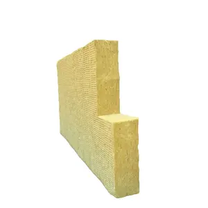 High Density Lana De Roca Mineral Wool Bulk 100kg/m3 Rock Wool Slab Soundproof Insulation Panel Acoustic For Building