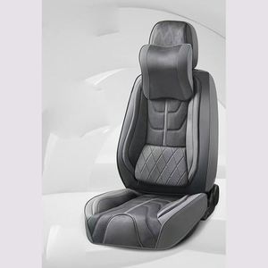 Housse de siège de voiture 5 pièces en cuir Nappa respirant toutes saisons, style professionnel/luxe, en lin, kits intérieurs élégants universels - Product Image 5