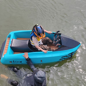 Havospark, nuevos deportes acuáticos, fibra de vidrio, bote pequeño, Jet Ski, bomba de chorro eléctrica con controlador, <span class=keywords><strong>barcos</strong></span> de yate de lujo para Jet Boat - Product Image 1