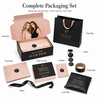 Boîte d'expédition en carton ondulé personnalisée, pliable, avec bande de déchirement, impression personnalisée, auto-adhésive, pour colis cadeaux, avec logo