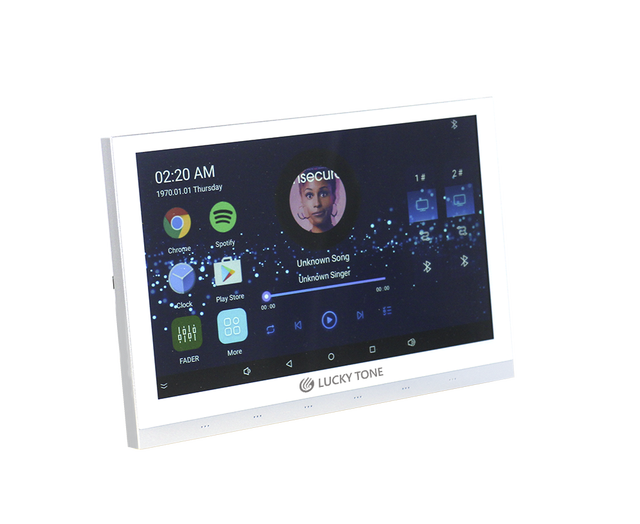 T 10 Inch Touch Screen Remote Control 8*25W Wireless WiFi Bluetooth Background Music Smart Home Wall Amplifier