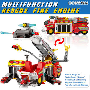 Jouet de déformation de pompe à eau de <span class=keywords><strong>camion</strong></span> de lutte contre l'incendie multifonction pour enfants avec son - Product Image 2