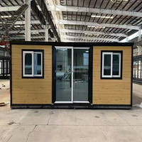 Maisons conteneurs de 20 pieds à vendre, maisons mobiles en acier d'occasion, maisons modulaires à ossature métallique, maisons conteneurs extensibles