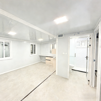 Maison conteneur préfabriquée de luxe extensible de 20 et 40 pieds avec structure en acier, idéale pour appartement, atelier ou usage commercial