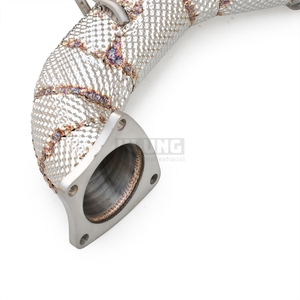 Tuyau d'échappement avant haute performance en acier inoxydable avec couche d'isolation thermique pour Audi R8 5.2L 2019-2026 - Pièces de système d'échappement automobile - Product Image 3