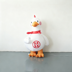 Inflables Decorativos Personalizados con Logotipo, Diseño de Abuelo y Patito de Dibujos Animados, Iluminados, para Exhibición Creativa <span class=keywords><strong>en</strong></span> Centros Comerciales - Product Image 1