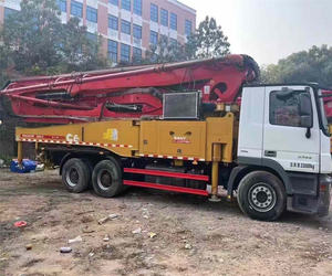 Camion pompe à béton Sany 49m, année 2019, état d'occasion, camion pompe à ciment - Product Image 4