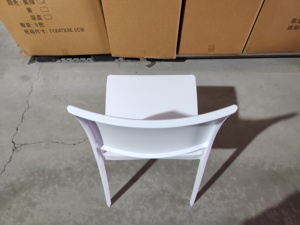 Wholesale Durable <strong>Stackable</strong> Modern White Outdoor <strong>Garden</strong> Dining <strong>Chairs</strong> with Removable Cover PP Plastic Home Furniture - Product Image 6