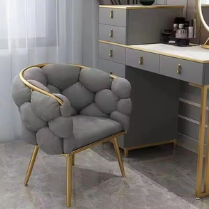 Nordic moderno lusso oro poltrona per sala da pranzo Hotel e palestra accento mobili per casa soggiorno e camera da letto - Product Image 2