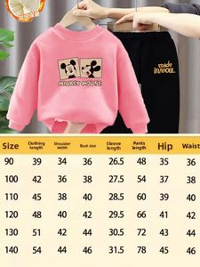 Conjunto de <span class=keywords><strong>Ropa</strong></span> para Niña de Tela Cómoda con Cuello Redondo y Manga Larga a Juego con Pantalones Diseño Lindo y Elegante Perfecto para Uso Diario - Product Image 3