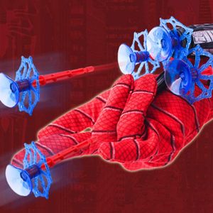 Guanti Unisex <span class=keywords><strong>Spider</strong></span>-<span class=keywords><strong>Man</strong></span> con Lanciatore <span class=keywords><strong>di</strong></span> <span class=keywords><strong>Ragnatele</strong></span> per Bambini, Set Giocattolo Educativo Divertente per Cosplay - Product Image 5