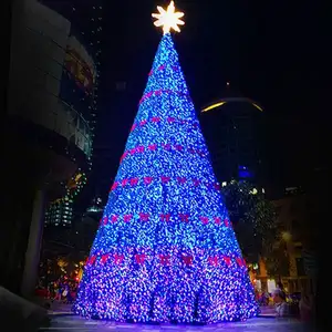 Волшебная Водонепроницаемая Рождественская елка ANPU 20 футов 30 футов 40 футов 50 футов, большая партия, для торговых центров, креативная Коммерческая Рождественская елка