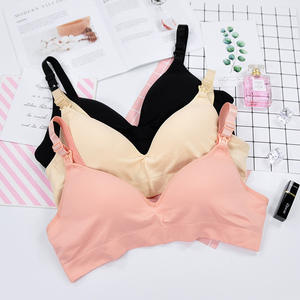 Produttore Incinta Elastico di Sostegno Di Maternità <span class=keywords><strong>Reggiseno</strong></span> Allattamento Confortevole Con Scollo A V <span class=keywords><strong>Cotone</strong></span> Allattamento Al Seno <span class=keywords><strong>Reggiseno</strong></span> - Product Image 6