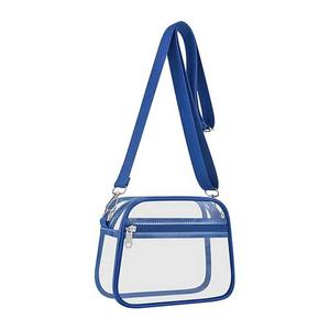 <span class=keywords><strong>Sac</strong></span> bandoulière transparent en PVC pour le sport et les activités de plein air, avec fermeture éclair, étanche, portable, design détachable - Product Image 3