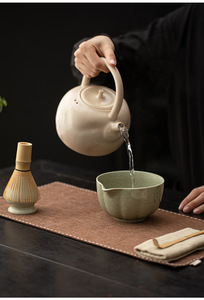 4pcs Modern Porcelain Eco-Friendly Matcha Bowl with Bamboo Whisk <b>Stand</b> <b>Tea</b> Set Ceremony Matcha Kit - Product Image 2