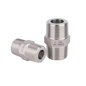 Từ Trung Quốc kép 3/4 "NPT <span class=keywords><strong>Hex</strong></span> núm vú 316 thép không gỉ - Product Image 6