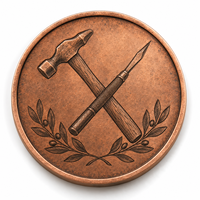 Pièce commémorative personnalisée en alliage de zinc à motif arbre, cadeau promotionnel pour les célébrations de groupe, fabrication en gros sur mesure