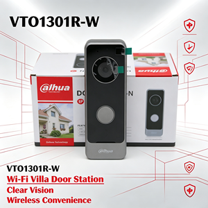 Dahua VTO1301R-W Estación de Puerta para Villa con Cámara de 2MP, Videoportero IP Wi-Fi, Diseño Ultra Delgado, Videollamadas a través de App - Product Image 1