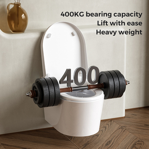 <span class=keywords><strong>WC</strong></span> intelligent mural avec système de chasse d'eau intégré, système de <span class=keywords><strong>mousse</strong></span>, siphon en P, siège chauffant, capteur de pied, chasse d'eau à distance, design moderne, installation - Product Image 3