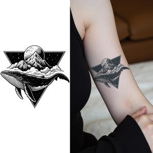 BG 2 Weeks Long Lasting Small Size Sexy Cute Designs Supplier Juice Gel Ink Semi Permanent <strong>Jagua</strong> Herbal Tattoo Sticker - Product Image 6