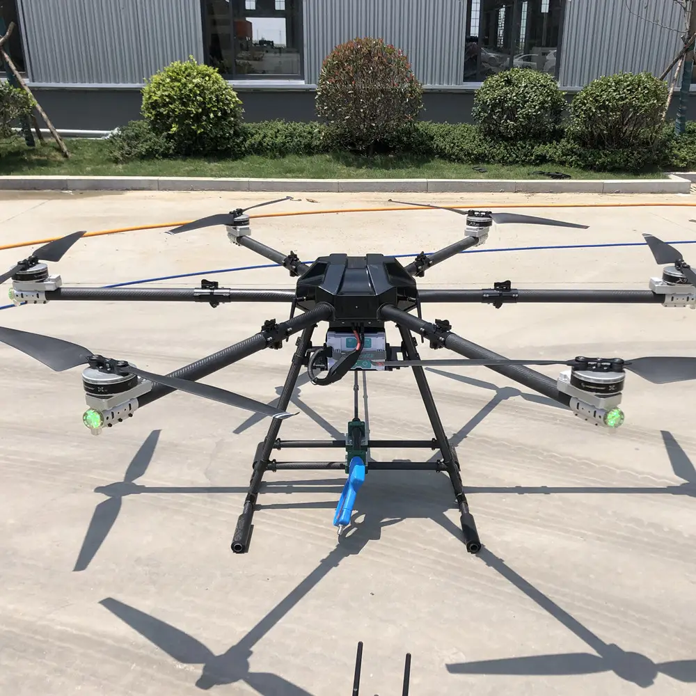 Professioneel Zonnepaneel Schoonmaken Drone Wassen Gebouw Multifunctioneel Spuiten Drone Uav Met Camera Met Hoge Druk