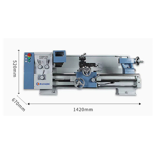 Torno Manual Universal Horizontal CQ6133, Torno de Alta Precisión para Trabajar Metales con Longitud Máxima de 750 mm - Product Image 5