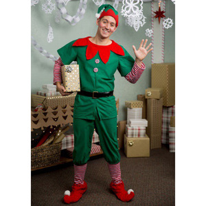Costumes de Noël pour parents, déguisements de cosplay, costumes de scène de Père Noël et d'<span class=keywords><strong>elfe</strong></span> vert pour garçons et filles - Product Image 4