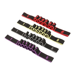 Bande de résistance élastique réglable Kela Yoga pour le yoga et le fitness, résistance moyenne, conception à 8 boucles - Product Image 4