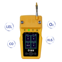 Détecteur de gaz multi-gaz portable 4 en 1 capteur de gaz personnalisable pour la détection de sécurité des fuites de gaz industrielles