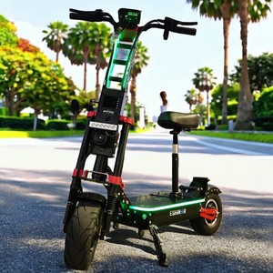 Trottinette électrique adulte Geofought R8 à double moteur 72V 8000W, longue autonomie, pliable, déverrouillage NFC, véhicule pour trajets urbains - Product Image 1