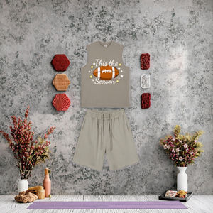 Gilet tricoté décontracté à col rond avec logo frontal Fallen Racket Padel Adict Shorts Suits - Product Image 3