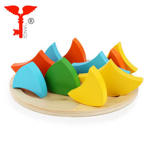 <span class=keywords><strong>Amazon</strong></span> vente chaude jouet d'intelligence en bois fait main de haute qualité arc-en-ciel puzzle - Product Image 3