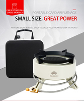 Estufa de Camping Infrarroja de Alta Potencia de 4000 W, Estufa de Gas Portátil de Butano y Propano para Acampar al Aire Libre, Senderismo, Picnic y Barbacoa