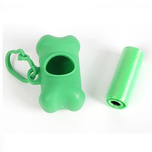 Saco de cocô de cachorro biodegradável, venda no atacado, suporte de resíduos animais de estimação com dispensador - Product Image 4