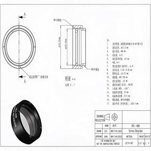 LBTEK VR1-488 ตัวหน่วงคลื่นครึ่งคลื่นโพลีเมอร์แบบทรูซีโรออร์เดอร์ 488 นาโนเมตร - Product Image 2