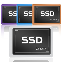سعر قرص صلب SSD مقاس 2.5 بوصة بسعات 4 تيرابايت و120 و240 و480 و500 و128 و256 و512 جيجابايت و1 و2 و4 تيرابايت، قرص صلب داخلي SATA3 مع تغليف للبيع بالتجزئة