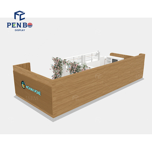 Kiosque à café expresso pour centre commercial, kiosque mobile de café, kiosque de bar de plage en bois, café et - Product Image 2