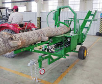 PTO entièrement automatique pour tourner le bois de chauffage scie circulaire processeur de bois de chauffage-YHT