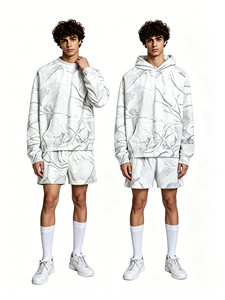 <span class=keywords><strong>Sweat</strong></span>-shirt à capuche camouflage surdimensionné en laine et coton de haute qualité, nouveau design, adapté aux vêtements de sport d'hiver pour garçons - Product Image 1