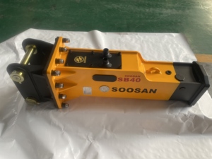 Martillo Hidráulico SOOSAN Tipo SB 40 para Excavadoras de 4-7 Toneladas, Compatible con Motores y Cinceles de Cargadoras Bobcat - Product Image 6