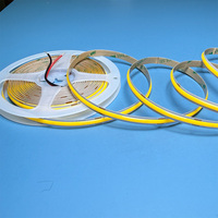 Bande lumineuse LED COB intérieure flexible, ruban linéaire 480 LED/m, haute luminosité CRI90