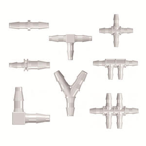 JU Direct Supply <b>Medical</b> Plastic Connectors PC-PS Transparent Plastic Equal Diameter Reducing Two-Way Straight-Through - Product Image 4