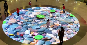 P3.91 extérieur fête scène ascenseur magasin de détail aéroport centre commercial orientation LED affichage 3D interactif Disco lumière pour - Product Image 4