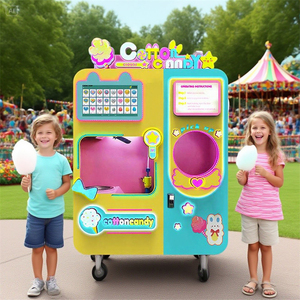 สมาร์ทโฟนจัดการเครื่องจำหน่ายขนมฝ้ายศูนย์การค้าเชิงพาณิชย์สวนสนุกและทำกำไรได้ - Product Image 1