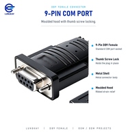 Câble Série USB vers RS232 DB9 Femelle Adaptateur Port COM Puce FT232 Cordon de Débogage Industriel Longueur Personnalisée OEM ODM LUNGKAY