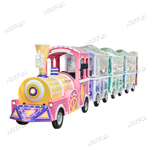 Train sans rails coloré et personnalisable pour enfants, pour parcs d'attractions et centres commerciaux - Product Image 6