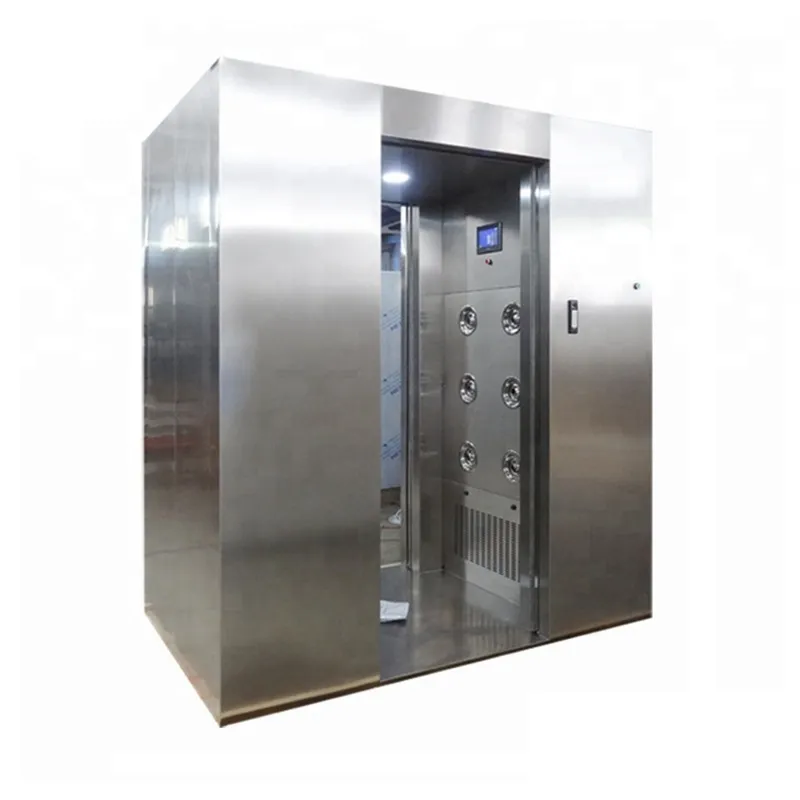 Mechanical Electronic Smart Control Dust Free Modular Booth Air Shower With Sensor Door for Cleanroom