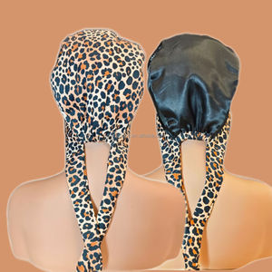 Nuevo Gorro Quirúrgico con Estampado de Leopardo 2026 para Doctoras y Enfermeras, Gorro de Trabajo con Lazo Trasero y Forro de Satén - Product Image 1