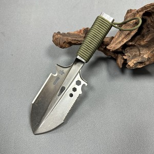 Stainless Steel Tactical Shovel with Ruler &amp; Saw <strong>Edge</strong> Portable Garden Tool <strong>Spade</strong> with Nylon Sheath EDC Camping Survival Shovel - Product Image 6